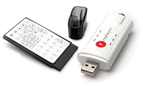 ReplayTV USB tuner and remote.