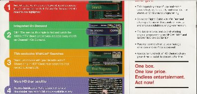 Comcast TiVo mailer inside 2