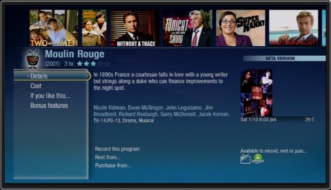 New TiVo Search Interface