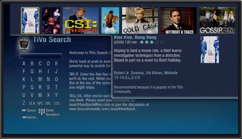 New TiVo Search Interface