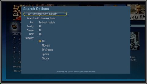 New TiVo Search Interface