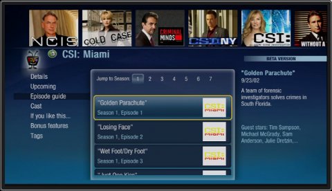 New TiVo Search Interface