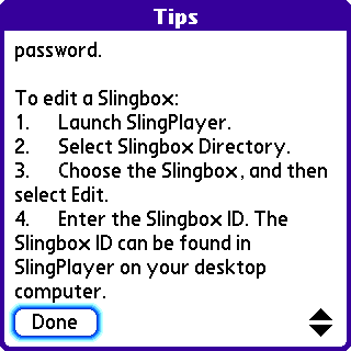Slingbox Directory Tips