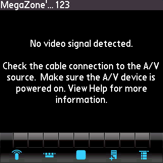 SPM No Video Signal