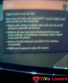 Sign for CableCARD TiVo