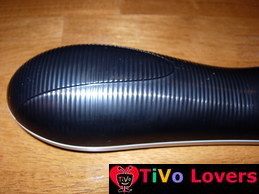 Ridged bottom of remote