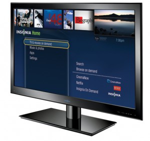 Insignia Connected TV Menu UI