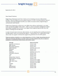 Bright House Networks SDV Letter 2 Page 1