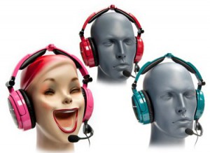 Able Planet Extreme Foldable Noise Canceling Headphones and Microphone Bundle