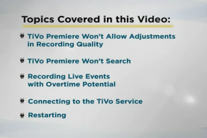 Charter TiVo Premiere from Charter- Help & Troubleshooting - Video 2