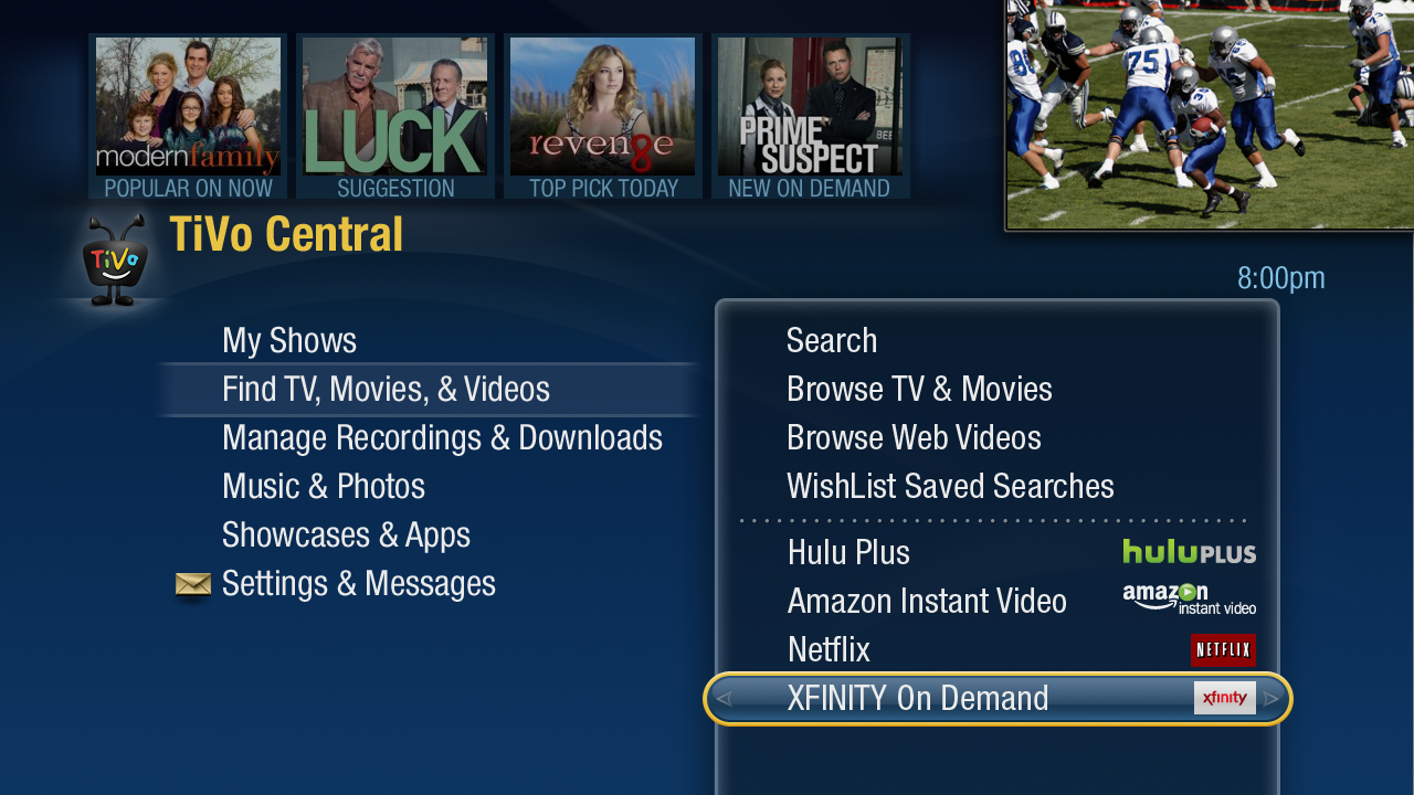 XFINITY On Demand Available On TiVo Premiere For SF Bay Area Comcast Customers Gizmo Lovers Blog