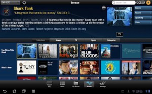 TiVo Android Tablet Screenshot 1